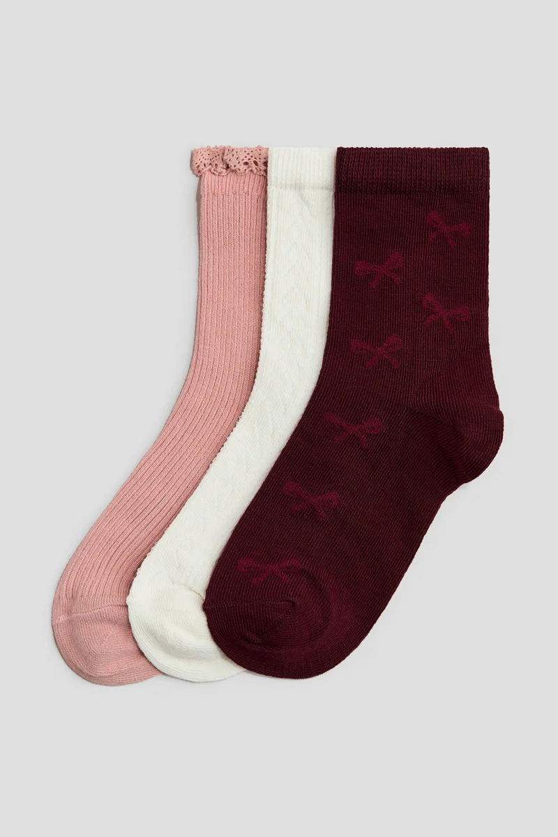 H&M 3-pack socks